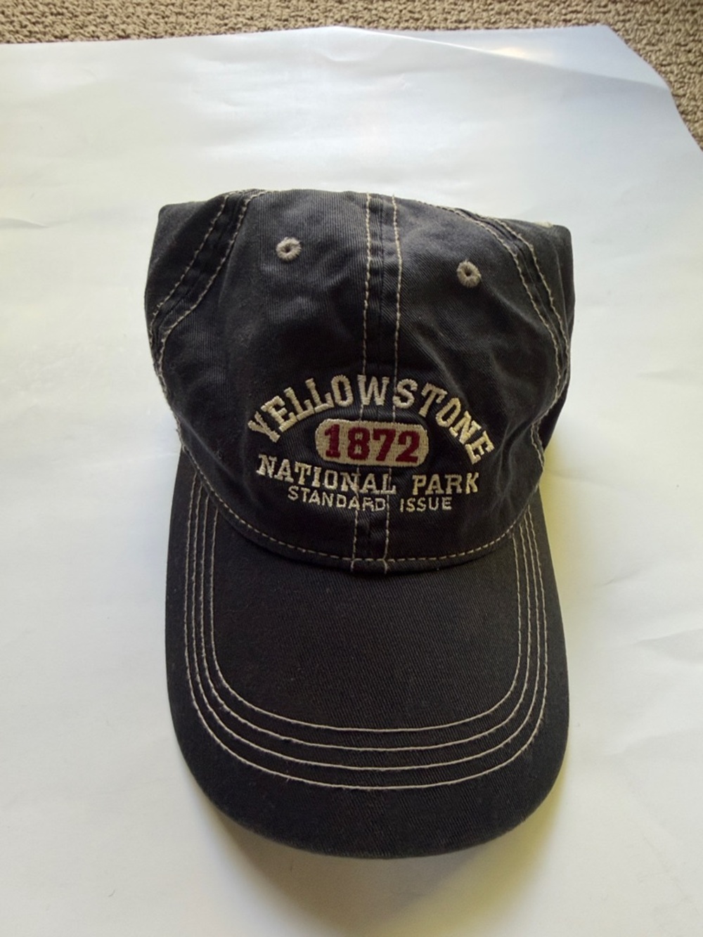 Yellowstone 1872 Embroidered Navy Blue Baseball Cap